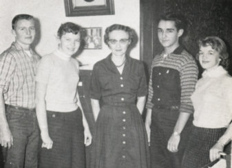 Class officers 1958